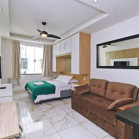 Studio Moderno No Posto 2 Em Copacabana
